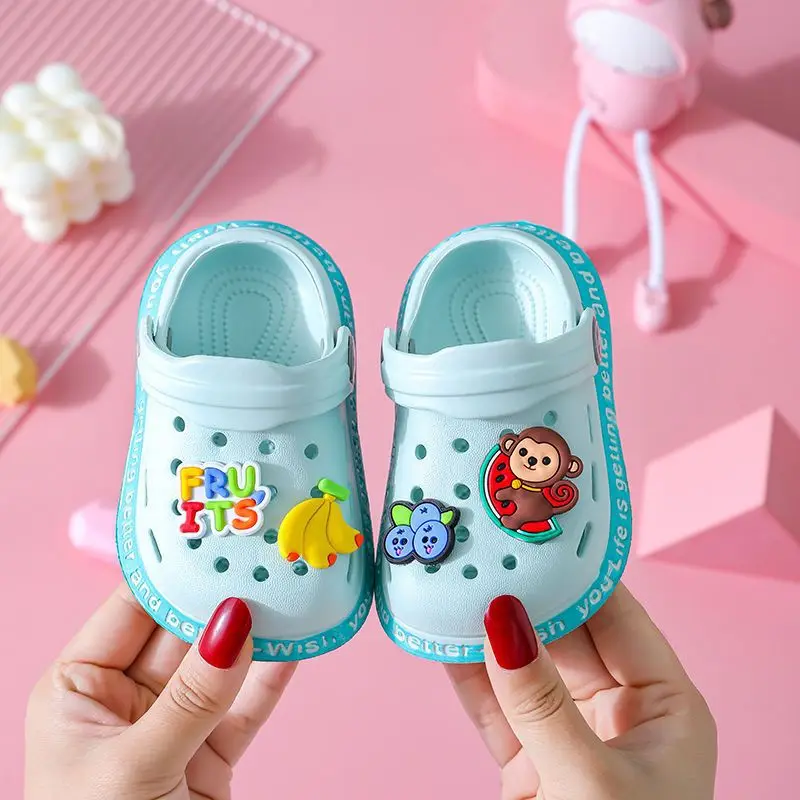 2024 Summer Baby Shoes Sandals for Girls Boy Mules Baby Girl Shoes Cartoon Sandal Infantil for Boy Children\'s Garden Shoes