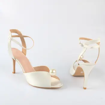8 best sales Elfenbeinfarbene Hochzeitsschuhe - №6