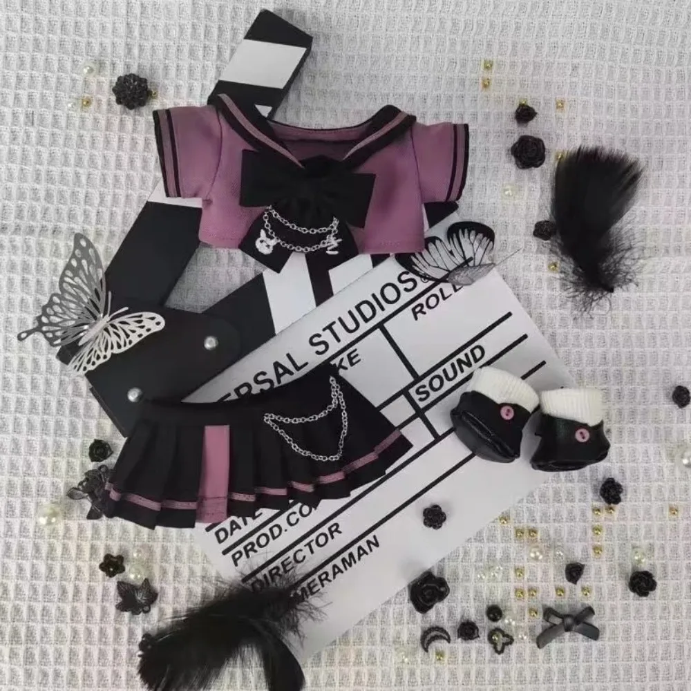 

Head Cover 20cm Cotton Doll Dress Hoodies Lolita Cotton Doll Clothes Sweet Dress Up Plush Toy Clothes 20cm Cotton Doll