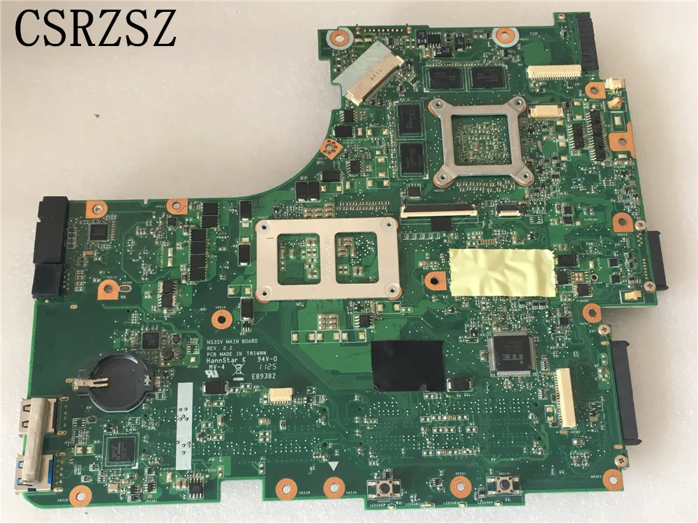 Imagem -02 - para o Mainboard para Asus N53sv Placa-mãe do Portátil Rev 2.2 Trabalho de Teste Bem