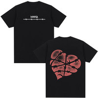 Rapper Maka Tour Merch T-shirts Men's Women Clothing Fashion Hip Hop T-shirt Cotton Casual Loose Short Sleeve T Shirt Streetwear