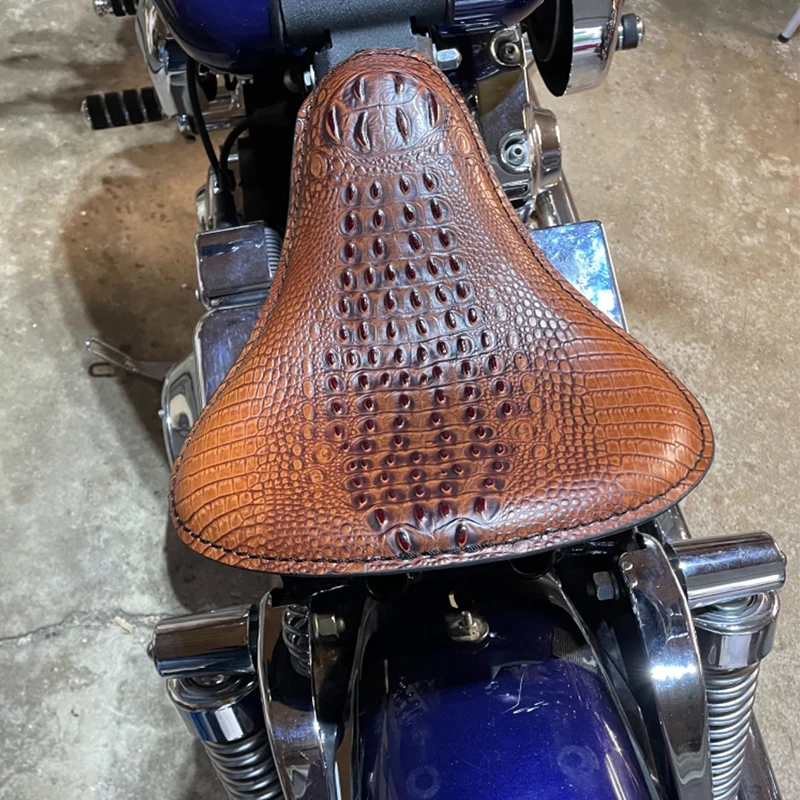 

Universal Moto Bobber Motorcycle Solo Seat Chopper Saddle Vintage Cushion Parts For Harley Davidson Iron 883 Sportster Softail