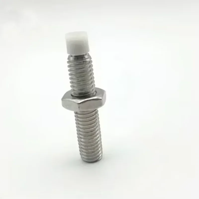 

DfoWSzal 1pcs M12 Hexagon socket type Straight type Polyacetal Allen bolt Stop Buffering bolts Replace 30mm-70mm Length SPUS12-3