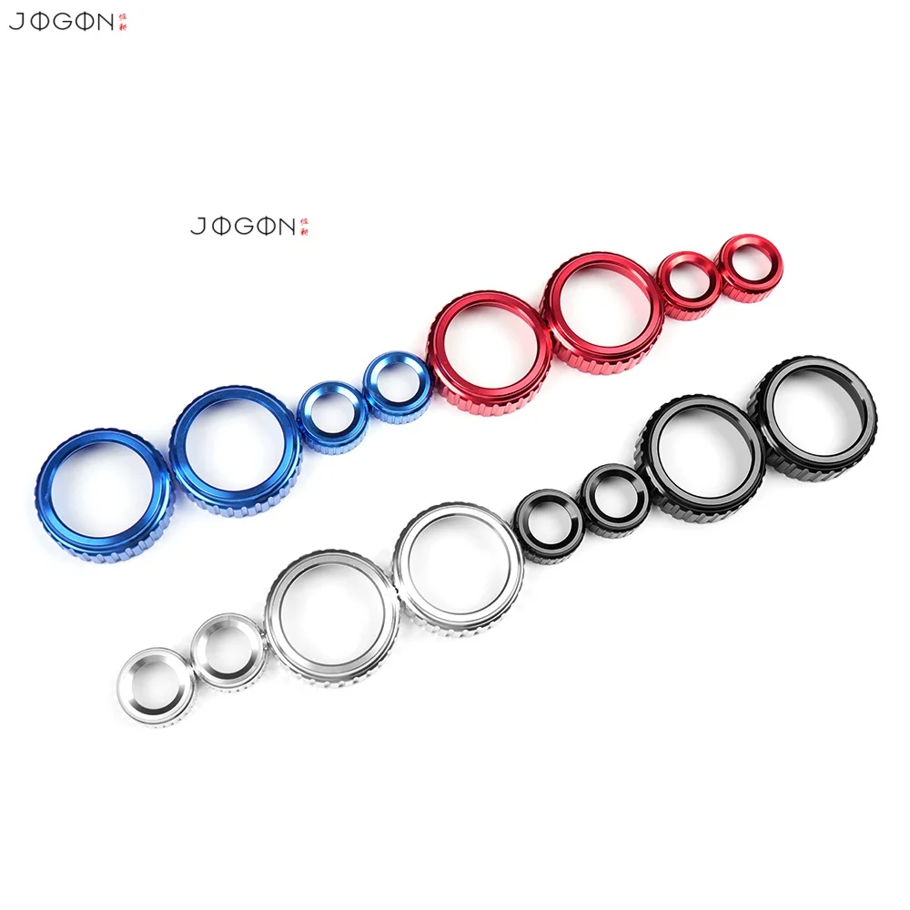 4 Stück für Hyundai Santa Fe MX5 Cruz Tucson 2024 2025 2026 Auto-Innenraum Armaturenbrett Audio-Lautstärkeregler Knopf Ringabdeckung Zubehör – Detail 3