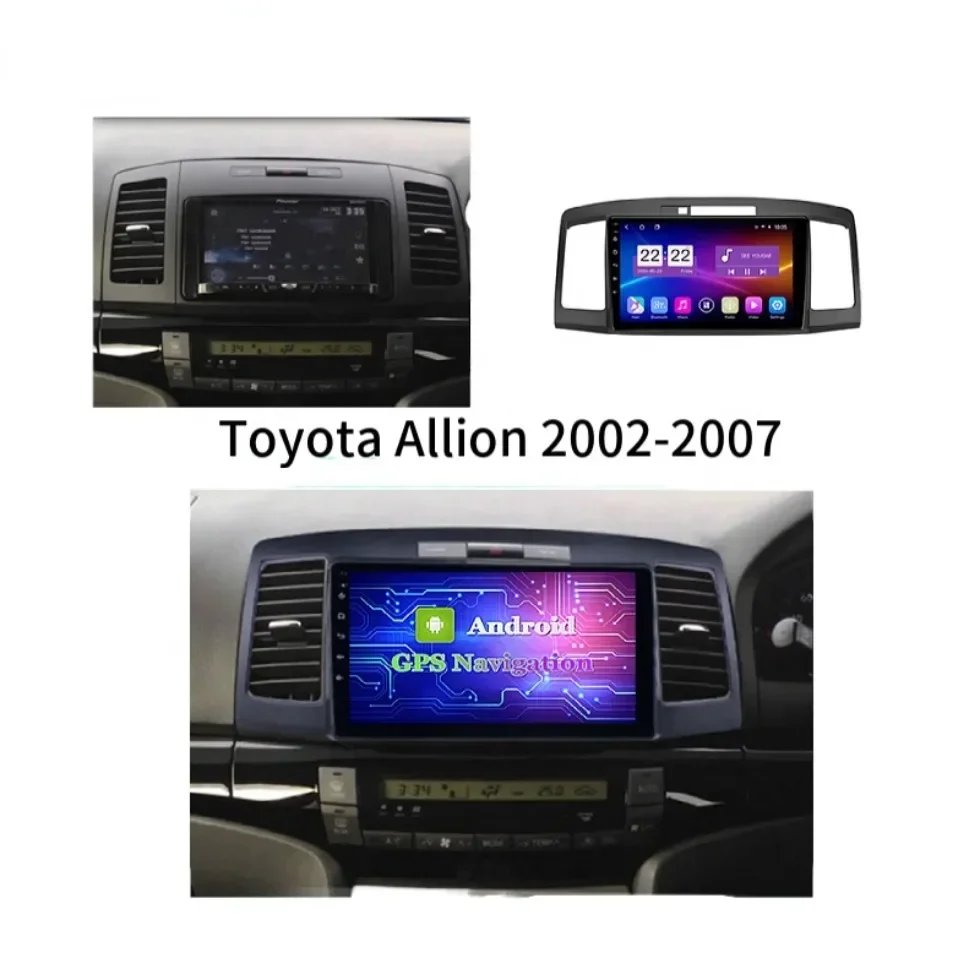 9 Inch Car Audio System Universal Touch Screen Stereo Car Video 2 din android Car Radio For Toyota 2001-2007  Allion