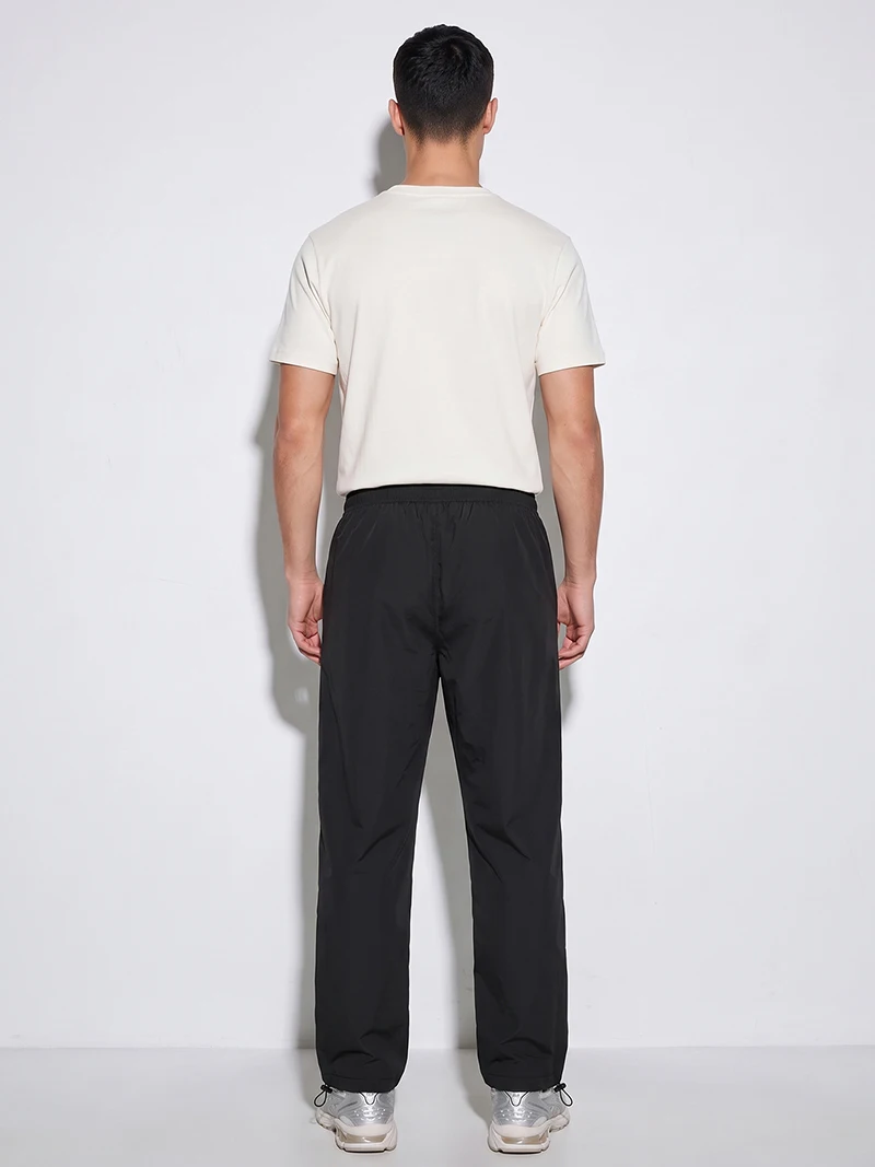 Trendige, sportliche Herrenhose mit Linien, Fitnessstudio, Workout, Laufhose mit Seitentaschen, sportliche, schnell trocknende, atmungsaktive Jogginghose – Detail 11