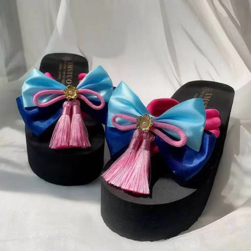 أحذية كاميساتو أياكا التأثيرية شبشب أياكا كوميك كون متوفر في المخزون شبشب صيفي نسائي