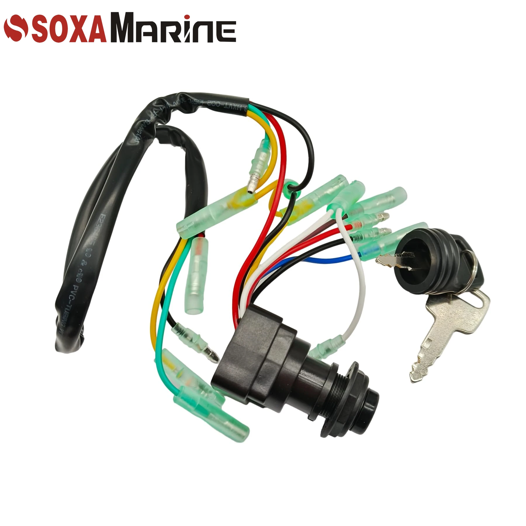Ignition Switch Assy with Key For Yamaha 75 85 115 150HP 2 Stroke 4 Stroke Outboard Motor Control Box 703-82510-43-00 MP51040