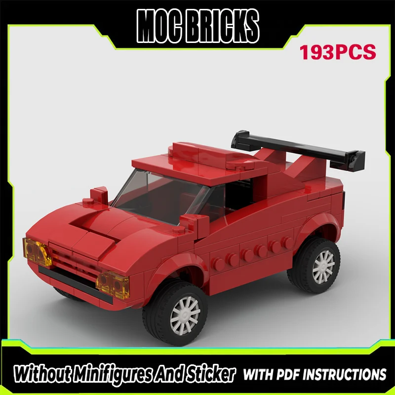 

Модель гоночного автомобиля Speed Racing Car MOC, конструктор из строительных блоков ZX Rally Grand Raid, модульная технология, подарки, праздничный набор для сборки, детские игрушки