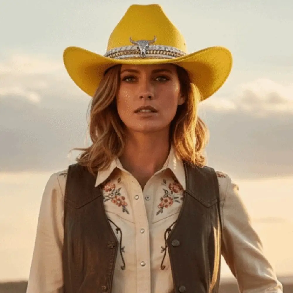 

Рыбацкая кепка с широкими полями, ковбойская кепка в стиле вестерн, шерстяная дышащая кепка с козырьком для девочек-ковбой, легкая тибетская шляпа с головой быка, концертная кепка