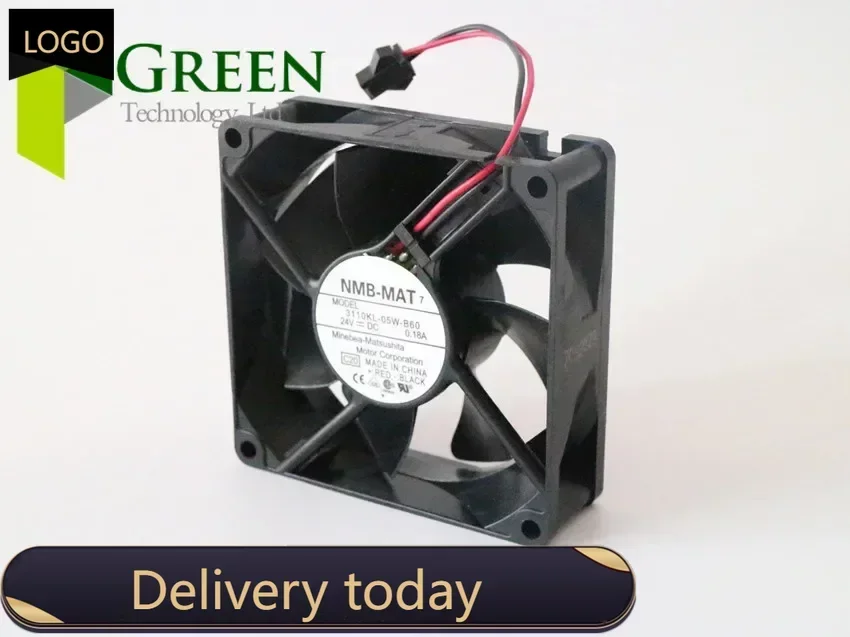 

2PCS NEW Original NMB 24V 0.18A 8025 8MM 80MM 80*80*25MM computer case Cooling fan 3110KL-05W-B60 with 2pin