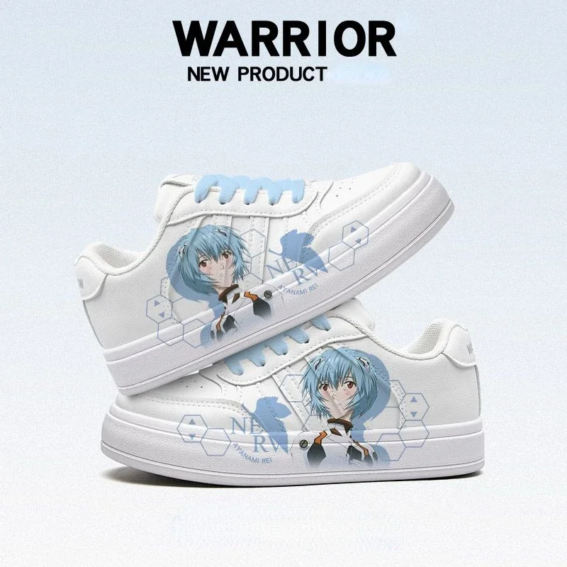 EVA EVANGELION Anime Hot Peripheral White Shoes Cosplay Popularity Ayanami Rei Autumn Comfortable Shallow Casual Board Shoes