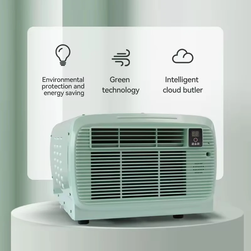 Portable Mini Air Conditioner 2300 BTU AC 110v/220v Cooling Only Car Outdoor Household Use Electric Battery US/AU Made Plastic