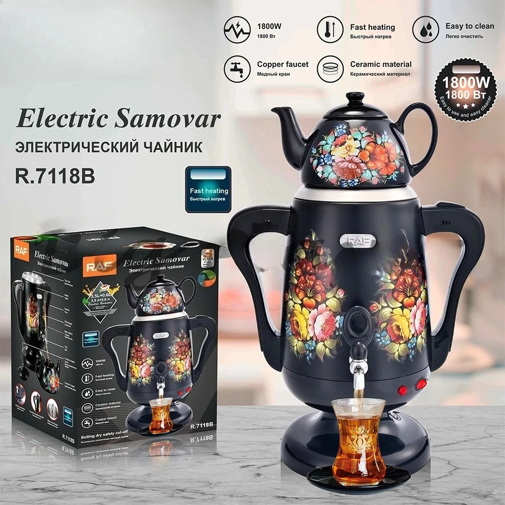 

Turkish kettle hot-selling stainless steel pot bladder, household electric heating automatic power-off porcelain pot