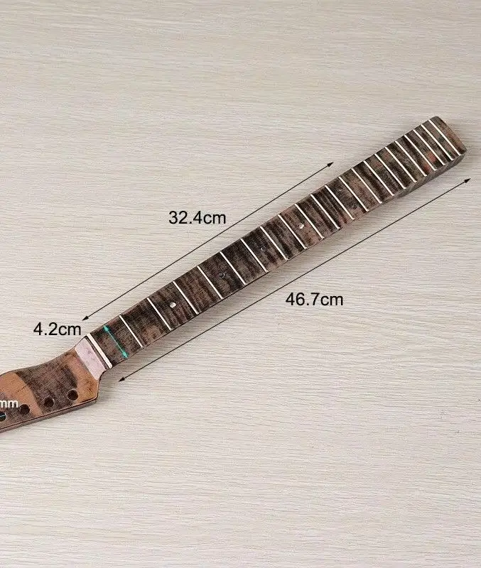 Electric Guitar Neck for Replacement Parts, 21 Frets, Canada Maple