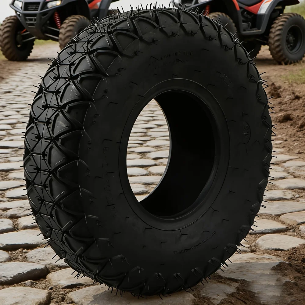 

Шина 14x4.00-6 для бездорожья, б/у, с защитой от проколов, усиленной конструкции, с улучшенной технологией сцепления на плече протектора