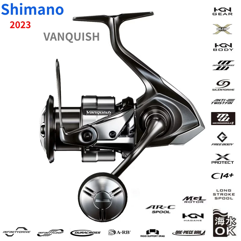 2023 SHIMANO Vanquish True Lightness Spinning Fishing Reels Saltwater Reel Fishing Wheel