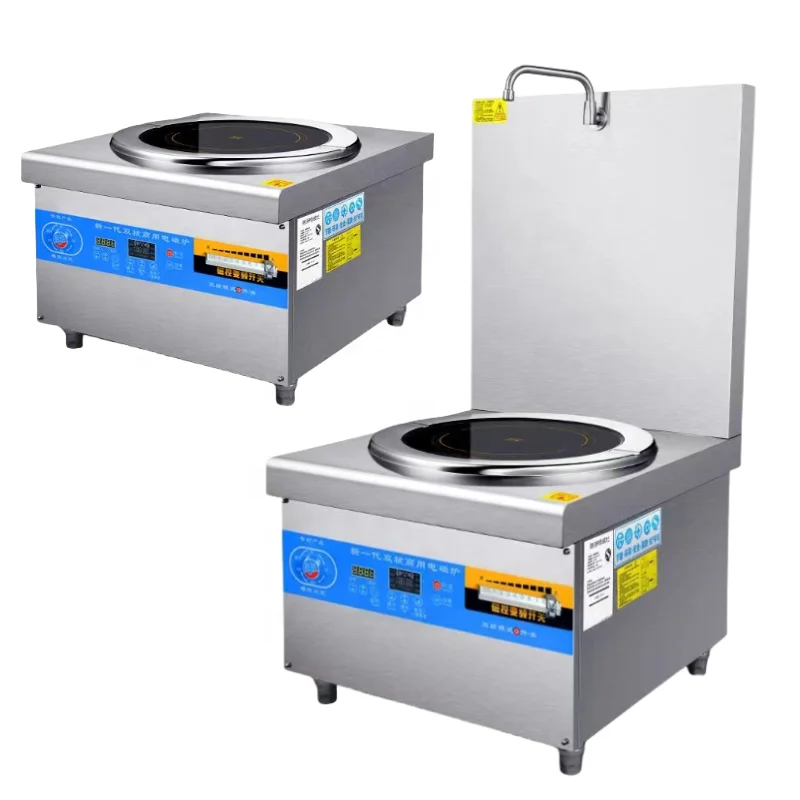 

High Efficiency 8KW Commercial Induction Cooker 15KW Restaurant Big Soup Pot Cooktop Induction Soup Cooking Stove
