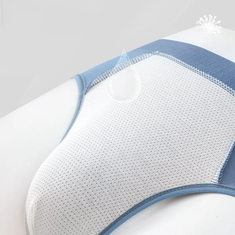 High Quality Men\'s Blended Cotton Briefs Sexy Trendy Breathable Underwear Underpants Panties