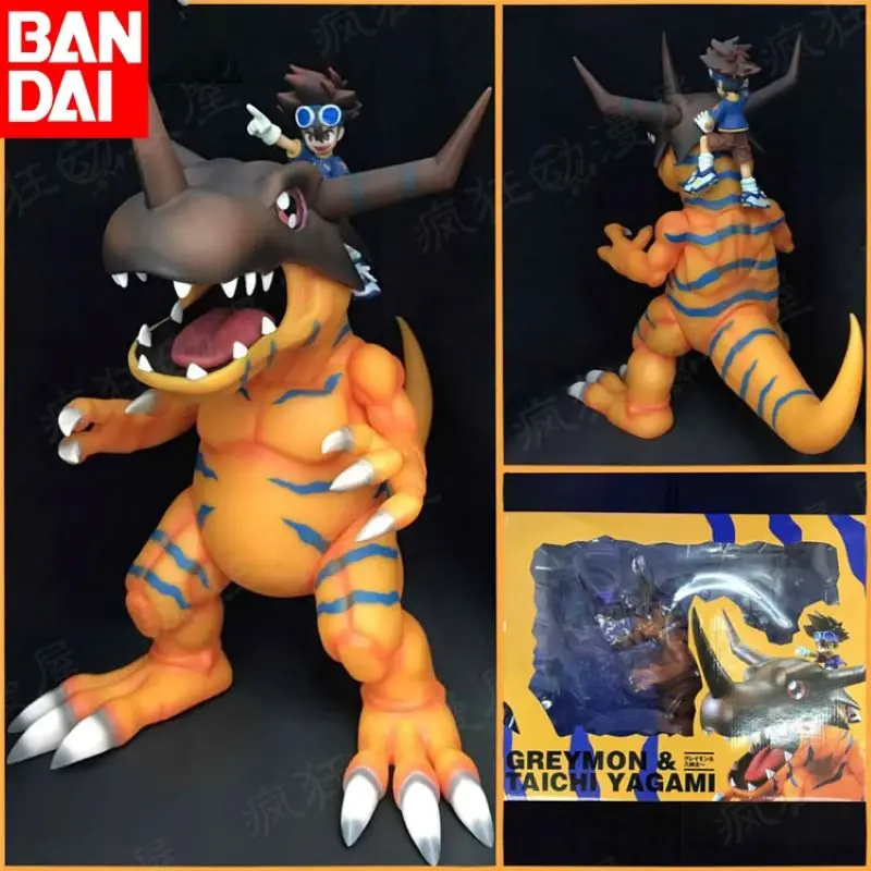 New Digimon Adventure Agumon Evolve Greymon archeosaurus Evolution Tyrannosaurus Anime Figures Rex Toys Ornaments regalo per bambini