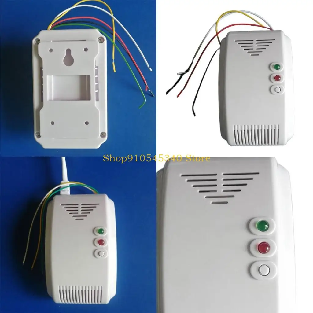 

U2JA Portable Gas Leak Alarm with LED Flash & 85dB Sound Strong Gas Leak Detection Alarm Tool for Boat Camping Safety
