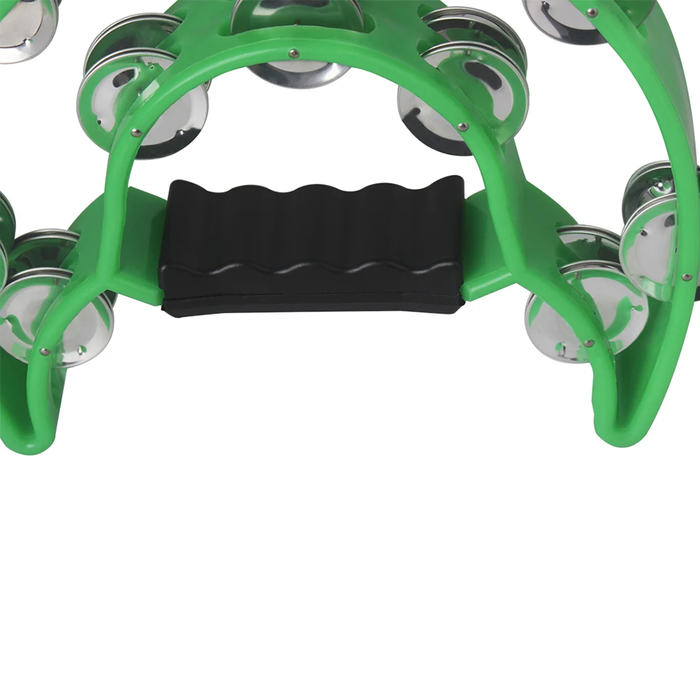 

Two-Tier Plastic Handbell Green Semi-Circle Rattle Easy Operation Party Accessories Disco Bar Ktv Supplies Party Accessories