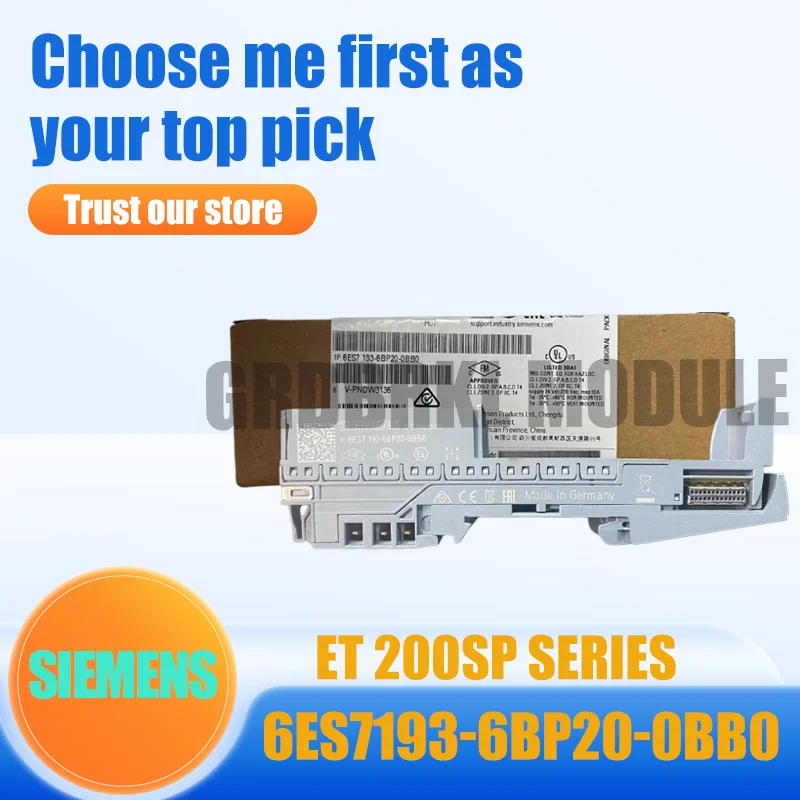 

Новый оригинальный терминальный модуль SIEMENS 6ES7193-6BP20-0BB0 6ES7 193-6BP20-0BB0 ET200SP