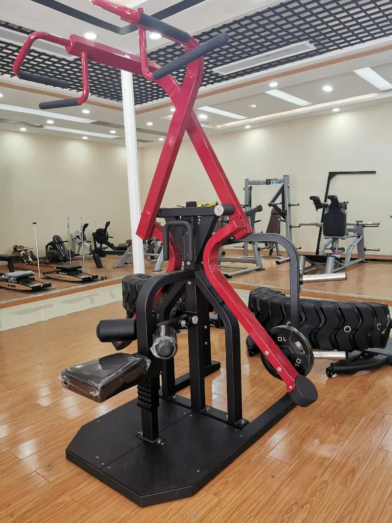 Chinese Popular Commercial Gym Plate Load Machine Cross Lat Pull Down Machine