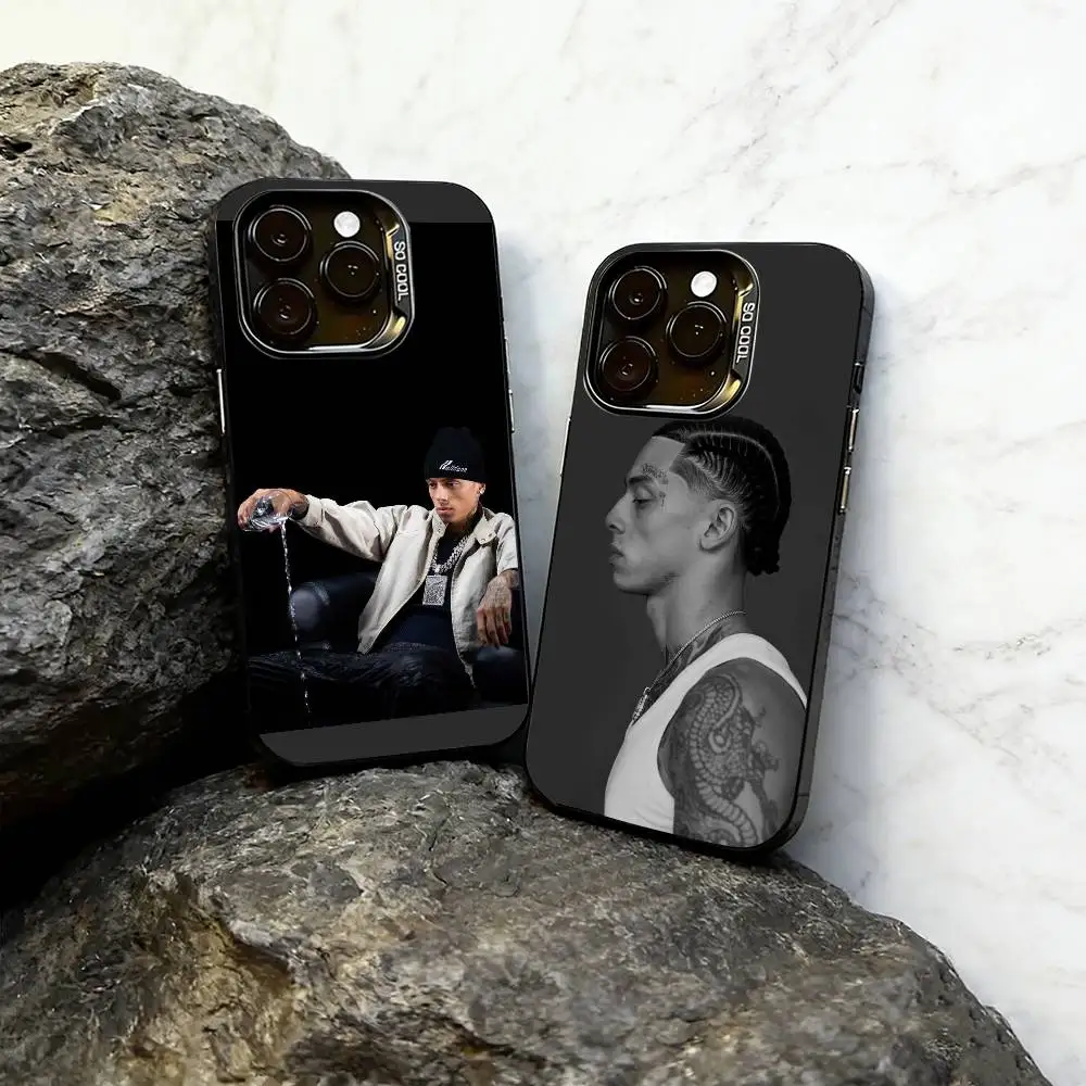 

Central Cee Phone Case For iPhone 17,16,15,14,13,12,11 Plus,Pro Max,XS,Colored Silver Plated Inside Cover