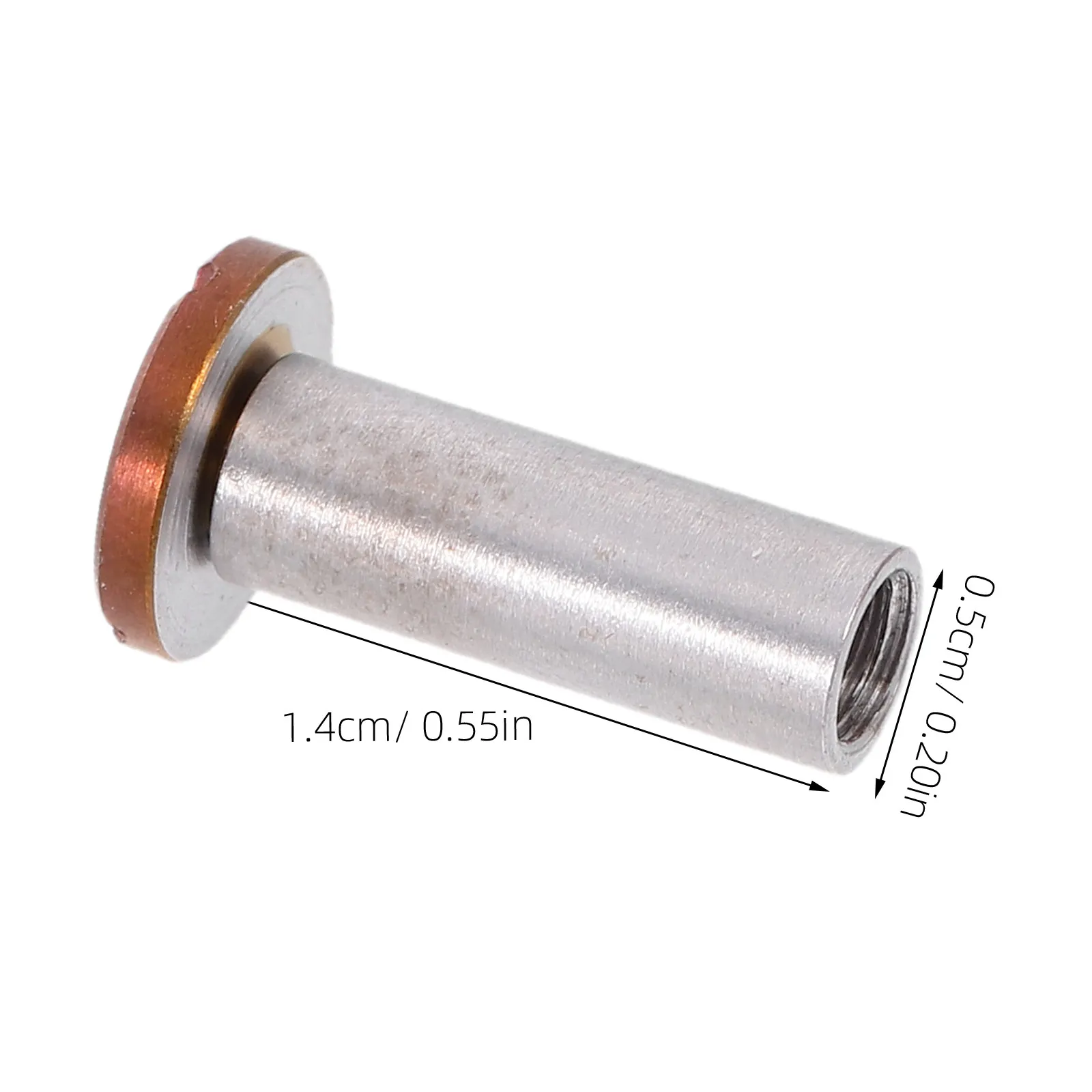 2Pcs Plum Head Stainless Steel Knife Handle Screws DIY Construction Install Secure Fastener for Chef Slicing