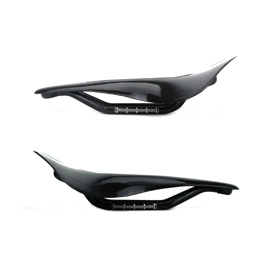 Full Carbon Fiber MTB Bicycle Saddle, Road and Mountain Fold Bike Front Seat Cushion, 245*250mm, Cycing Parts, No Logo