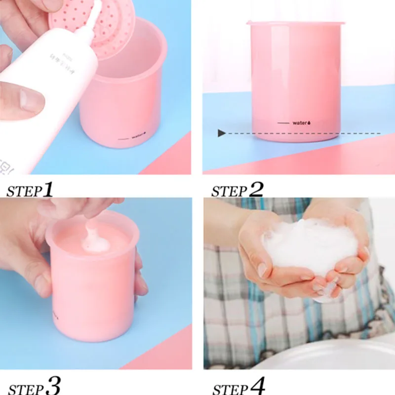 Foaming Clean Tools Reusable  Foam Maker Cup Bubble Foamer Maker Bath Shampoo Cleanser Foam Maker Device Face Cleaning Tools