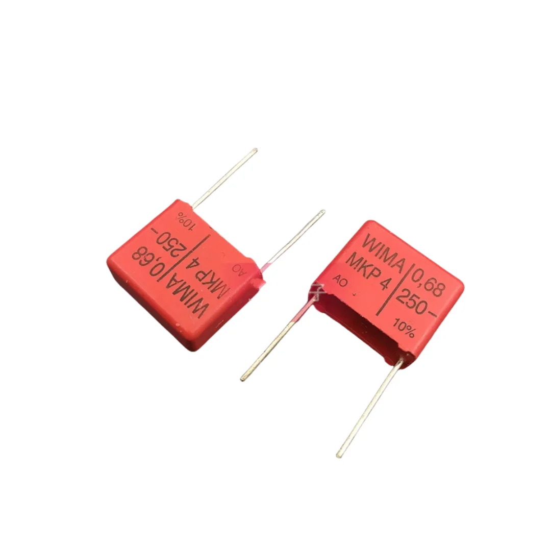 

10PCS/German Weimar Capacitor MKP 4 250V 0.68UF 250V 684 680NF Foot Distance 15mm