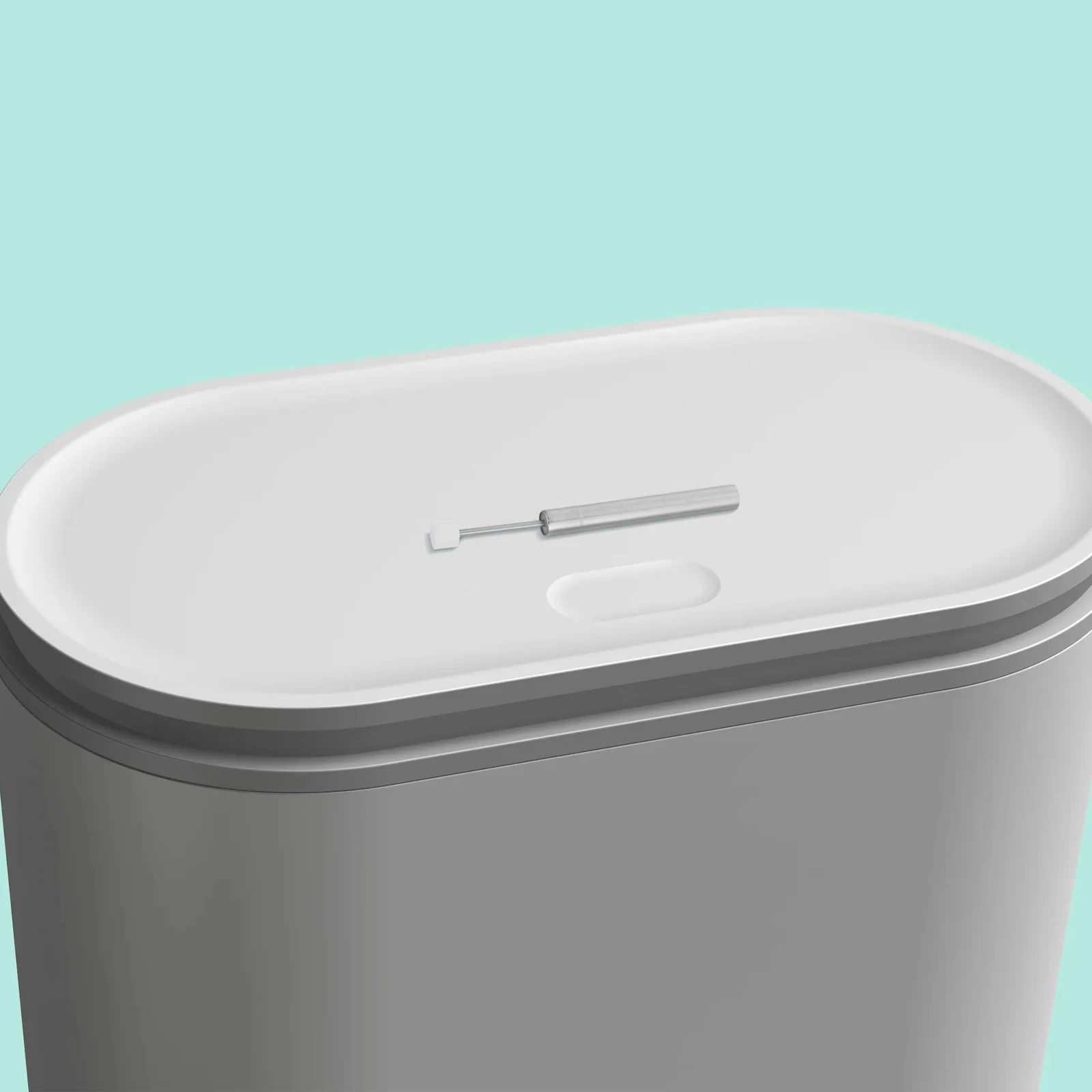 

8 Pcs Trash Can Damper Garbage Bin Accessory Wastebasket Lid Replacement White Hydraulic Closer Shock Absorber for Bins Metal