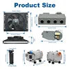 406-4 穴ヒートクールユニバーサル電気自動車エアコンプレッサー 12V/24V A/C システム - 空調に最適な気候制御 6