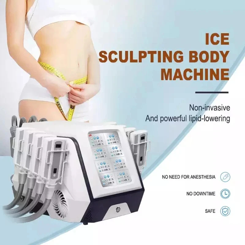 

2024 Professional Weight Loss Machine For Remove Fat 8 Handles Diamond Ice Cryo Pads Cold Body Sculpting Criolipolisis Equipment