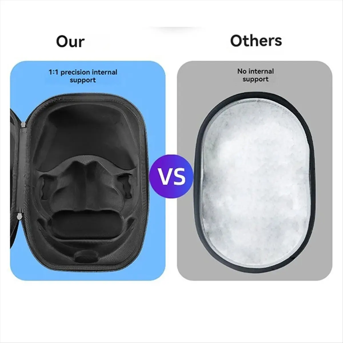 

Сумка для хранения для PS VR2, защитный чехол с ручкой для шлема, жесткий чехол, аксессуар, серый