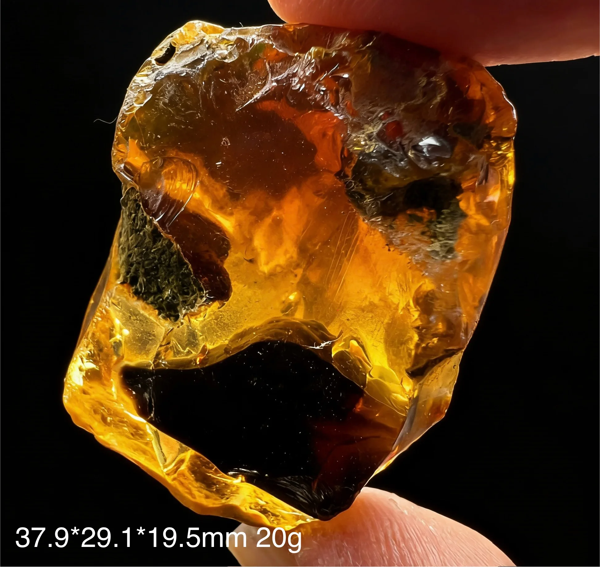 Natural Ethiopian Welo Opal Rough Stone, Yellow Orange Fire Opal Raw Gemstone Making DIY Mineral Specimen Collection