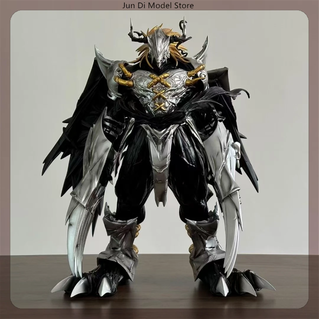 

37cm Digimon Adventure Black War Greymon Anime Figure Model Statue Boys Collection Model Desktop Decoration Ornament Toys Gifts