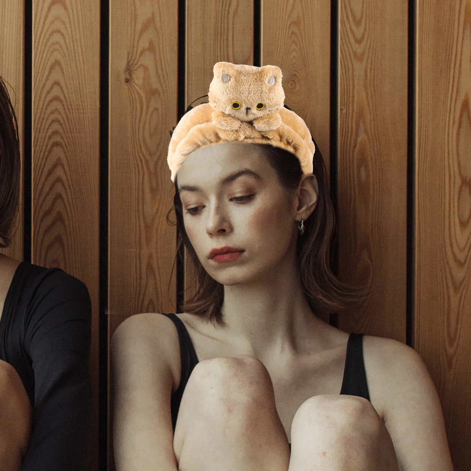 

Cat Headband Face Wash Hair Band Spa Facial Headband For Women Skin Care Shower Accessory Fleece Makeup Headbands