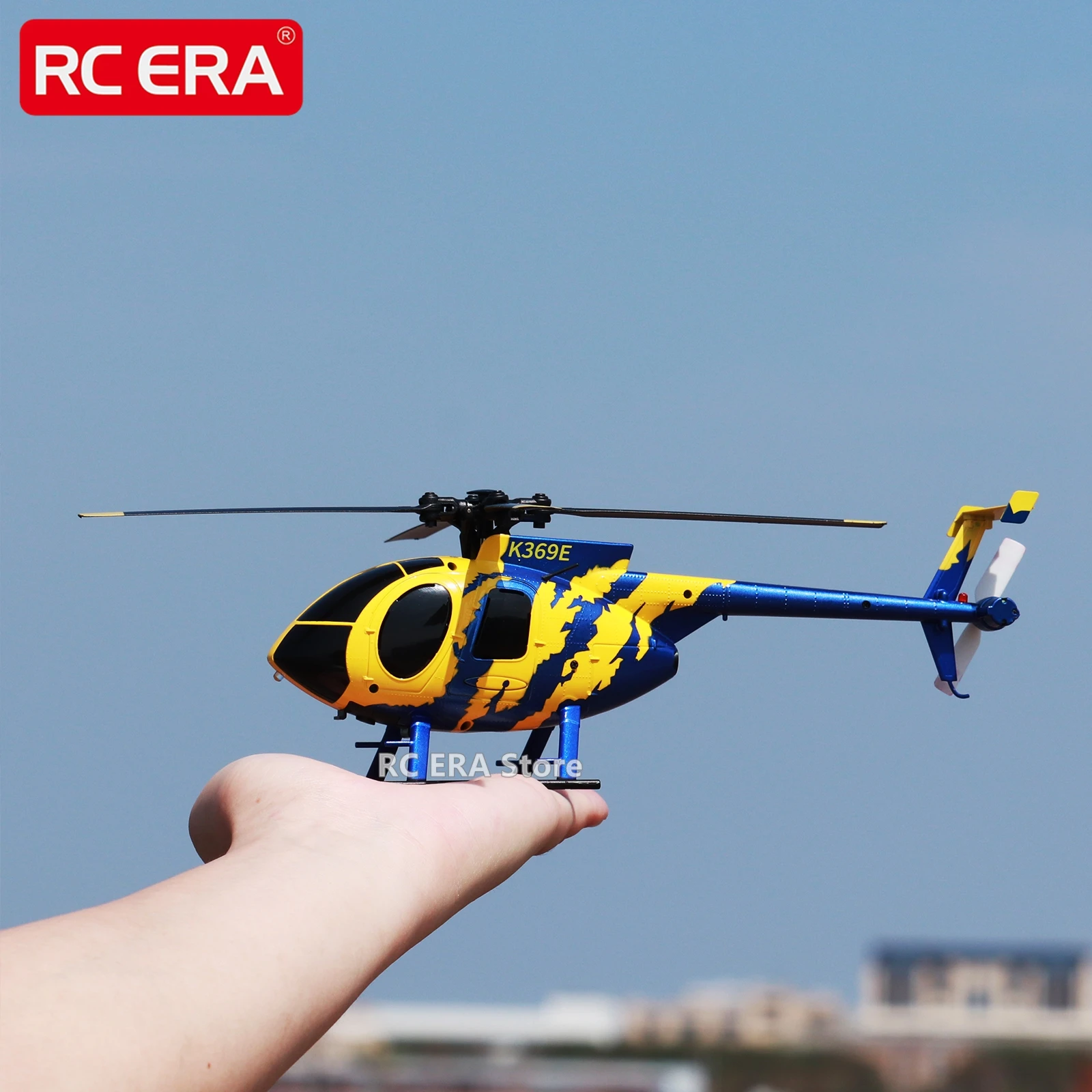 Modèle Réduit Md500 RC ERA C184 MD500 Hélicoptère RC Sans Barre - Moteur Brushless, Gyro 6 Axes, Optique Flow - Vol Stable Ultra Réaliste
