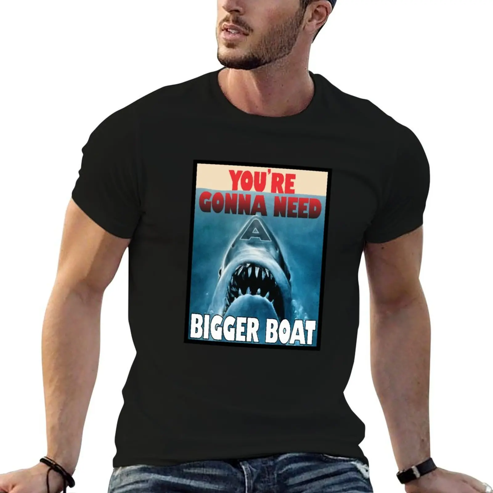 You're gonna need a bigger boat - Jaws T-Shirt graphic shirts summer top men tshirt