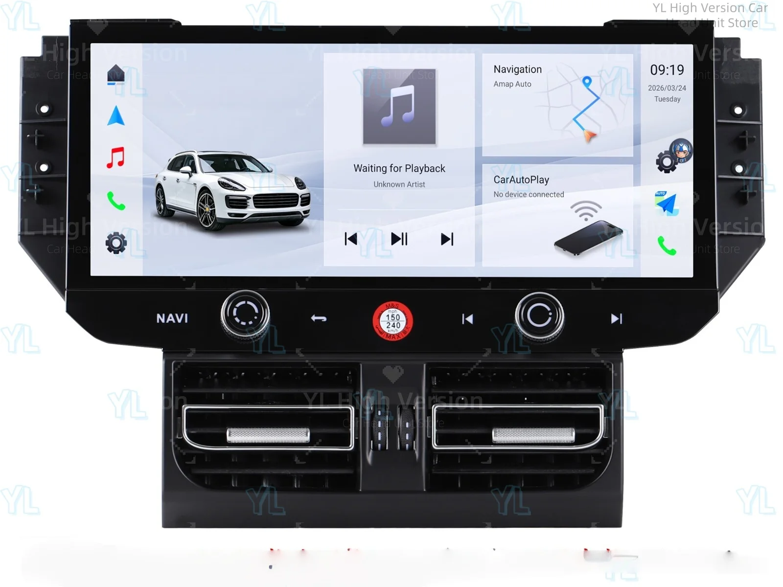 12.3inch Car Multimedia Video Player For Macan 2014-2017 GPS Navigation Android13 Radio Stereo Carplay 4G WiFi Head Unit