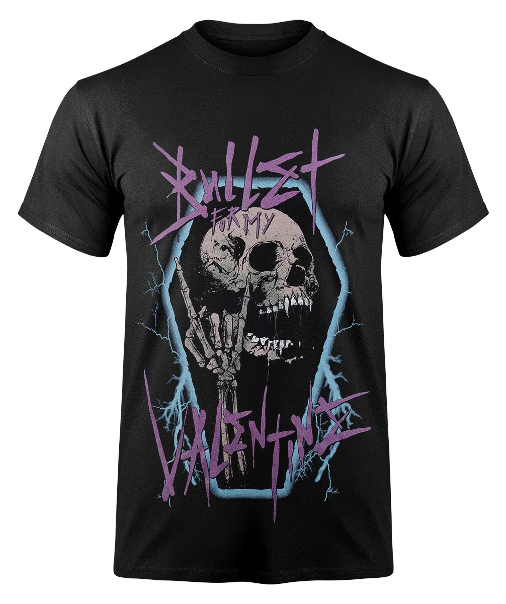 

Футболка BULLET FOR MY VALENTINE THRASH SKULL, мужские и женские хлопковые футболки с короткими рукавами, футболка в стиле ретро в стиле хип-хоп Y2k, мужская одежда