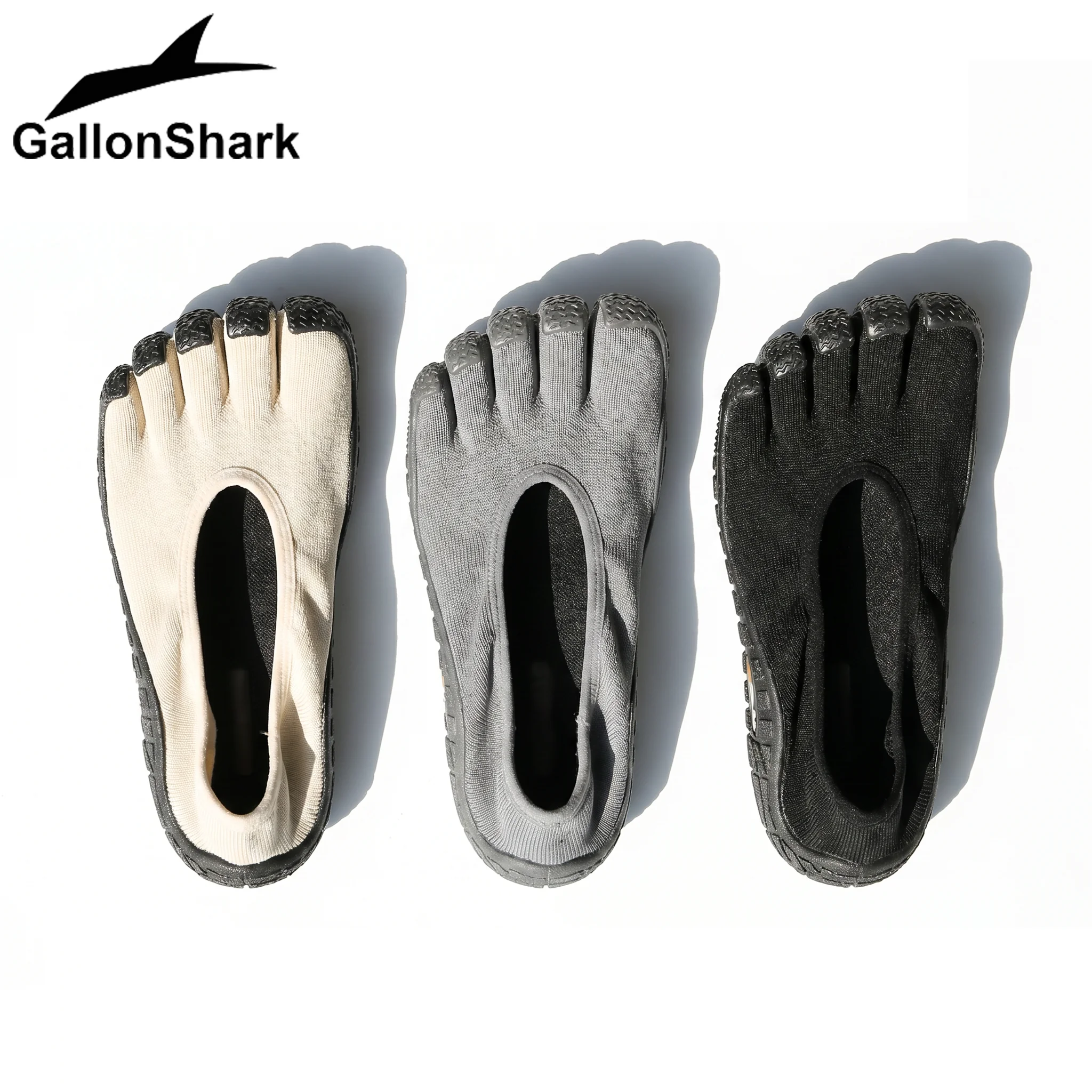 Barefoot Minimalist Five Toes Water Shoes for Men Women, Knit Breathable Non-Slip Quick Drying Beach Aqua Socks