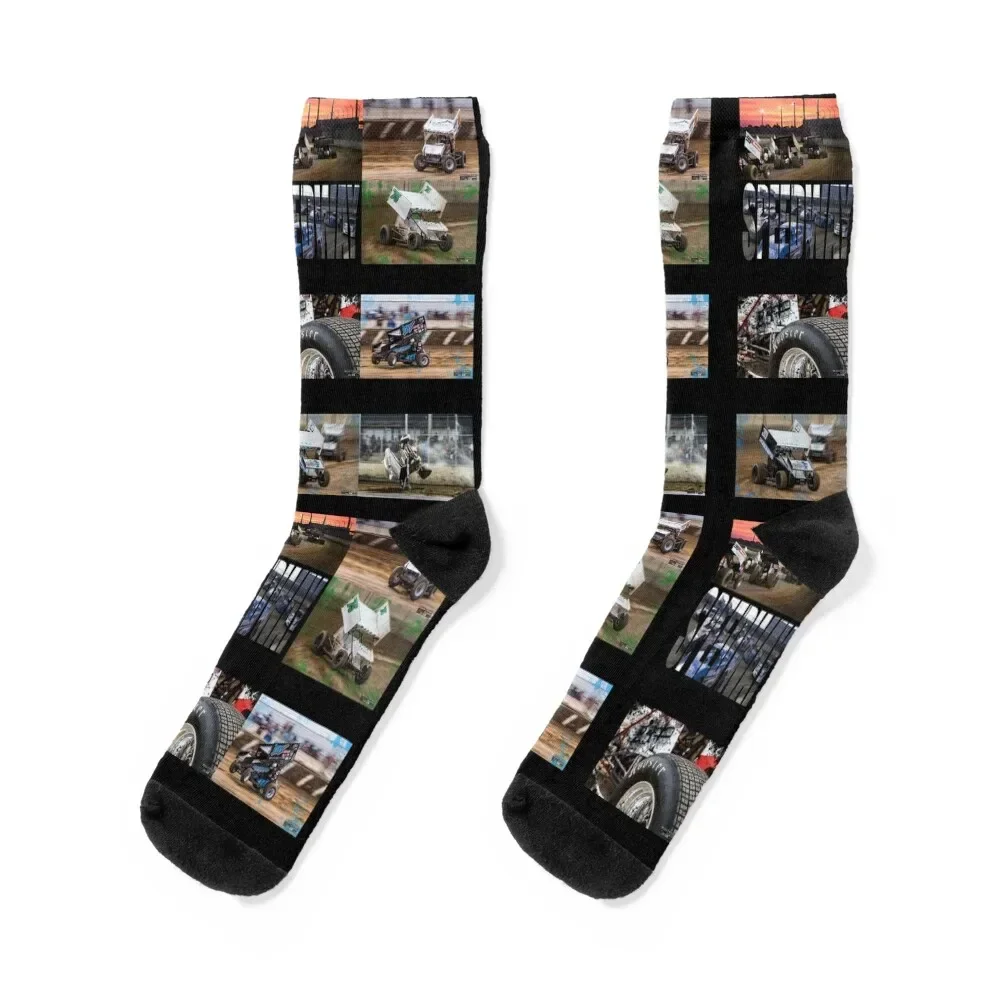 Sprintcar sticker pack theme Socks tennis custom sports crazy sports and leisure Socks Ladies Men's