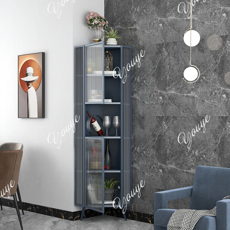 Living Room Changhong Glass Triangle Cabinet Corner Cabinet Corner Cabinet