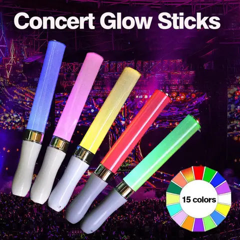 Lightstick Kpop Light Glow Stick Tige de support lumineuse Concert Briller dans la nuit Matériau brillant Idol Concert Party 