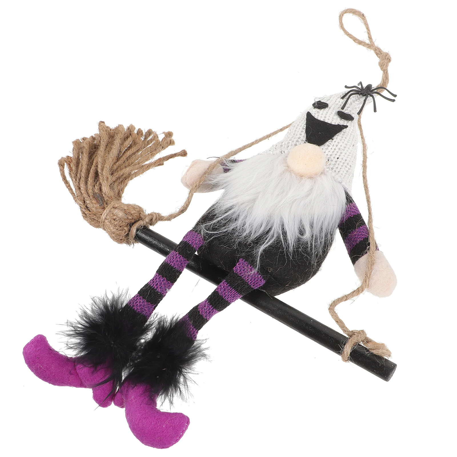 

Witch's Broom Ornament Accessories Halloween Decorations Party Festival Front Door
