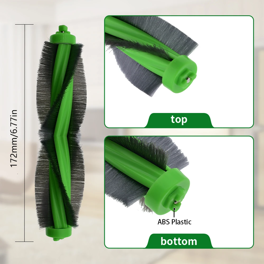 Main Roller Side Brush Filtros Mop, Peças de aspirador, Acessórios de substituição, Compatível com Irobot Roomba Combo 113, R113840